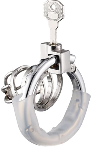 Chastity Cage aus Edelstahl 304 für Männer Keuschheitskäfig Herren mit Verstellbarem Penisring und Schutzhülle – Komfortabel und Hygienisch Design (B-071)