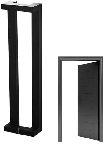 Schiebetürgriff, langer Griff aus Edelstahl, 60 cm – Möbelbeschläge, modern, robust, für Badezimmer, Dusche, Schrank, Büro, Terrasse, Schuppen, Möbel