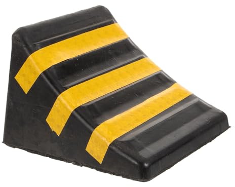 FUNOMOCYA Calzo de Goma Antideslizante para Ruedas de Coche y Remolque Bloque de Seguridad Resistente para Vehículos con Accesorio para y Reparaciones