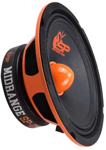 SP Audio 1 SP-EM6.5 midrange altoparlante diffusore da 16,5 cm 165 mm 6,5 di diametro, 100 watt rms 200 watt max, impedenza 4 ohm, sensibilità 95 db spl, 1 pezzo