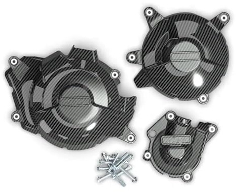 KIJKDSR Moto Motore Protezione Telo Protezione Protezione Anticaduta Protezione Telo Per BMW Per F900GS Per F800GS Per F900GSA 2024(One Set Carbon-Look)