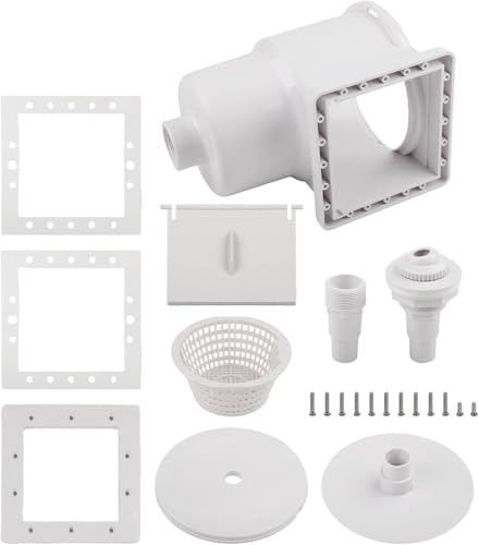 Generisch Skimmer per piscina montato a parete con prestazioni affidabili, diverse stagioni, unità compatibile SP1091LX (bianco×1)