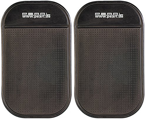 PEARL Antirutschauflage: 2er-Set Anti-Rutschauflage 145 x 85 mm für Kfz, LKW, Bus, Camper u.v.m (Antirutschpad, Pad, Handyhalterung für Auto)