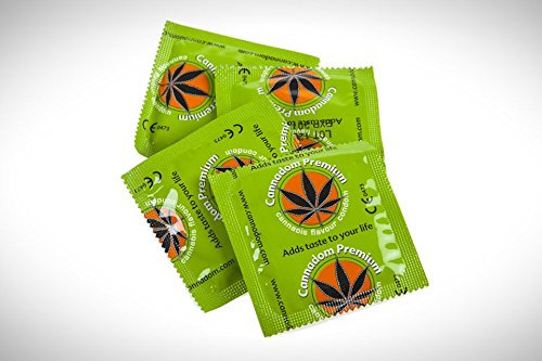 Cannadom Premium Cannabis Geschmack Kondom Aromatisiert Kondome - 5