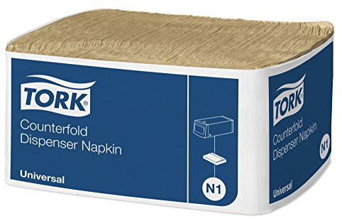 Tork Counterfold Spenderserviette Natur, 24 x 300 Servietten, 478094