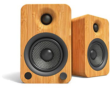 Kanto YU4 Bamboo HiFi Bluetooth Active Speakers Sold in Pairs