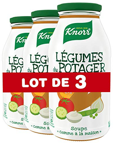 Knorr Soupe Comme à la Maison Légumes du Potager 45 cl - Lot de 3
