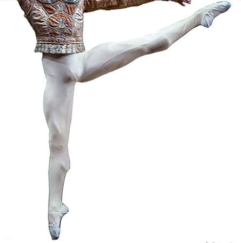 Whitewed Footed Performance Tights Ballet Dance Men Adult Ballet Dance Accessories Costumes