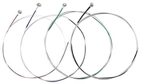 4/4 Violin Saiten Universal Satz Silver String (GDAE) Stahlkern Mit Vernickeltem Kugelkopf Für Violininstrumente Violine Beschläge
