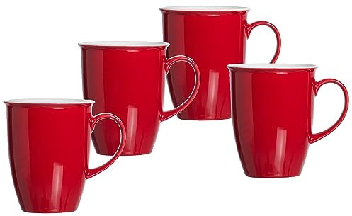 Kaffeebecher-Set Doppio, 4-teilig, Rot