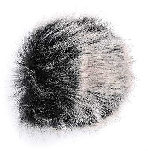 Gavigain Wind Muff,Mikrofon Windschutz, Wind Pelz Muff für DSLR Kamera DV Camcorder,Mikrofon Windschutz für Outdoor Aufnahme,Windgeräusche reduzieren,Filter Geräusch Muff