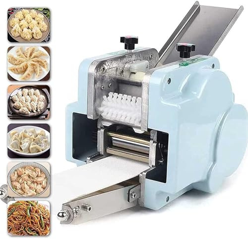 ZXSYYDS Commercial Dumpling Skin Machine,8cm Automatic Dumpling Skin Wonton Maker,Gyoza Skin Commercial/Home Dumpling Wrapper Maker, for Household Restaurant