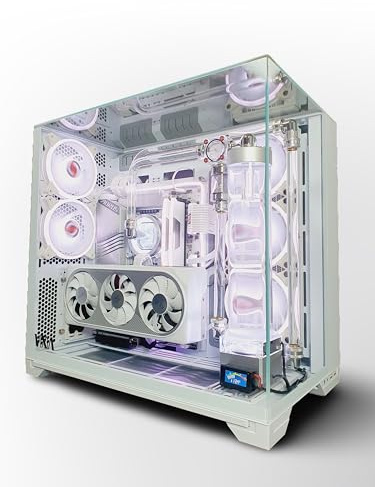 VIXIA High End Custom Watercooled Gaming PC - All White - Intel Core i9 14900KS 6.20GHz - GeForce RTX 4090 DDR6X 24GB - DDR5 64GB 6000MHz - PCIe4.0 M.2 NVME 2TB - VXS-30W