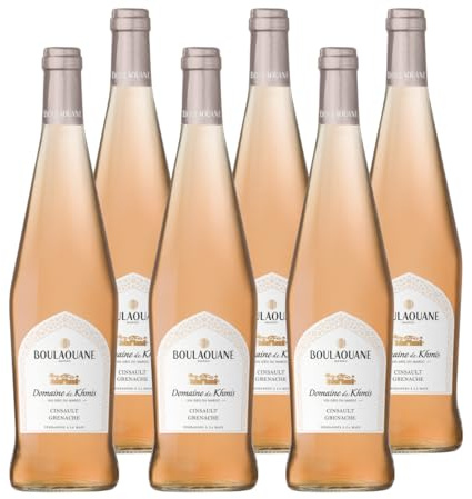 Boulaouane Domaine de Khmis - Vin rosé du Maroc - Lot de 6 bouteilles x 75cl