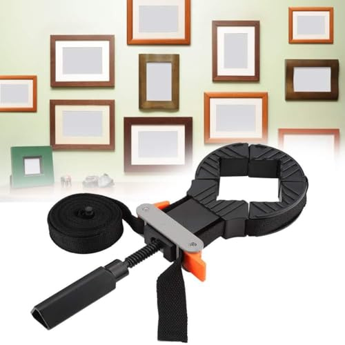 Akozon Morsetto Ad Angolo Rapido con Tenditore Incorporato per Assemblaggio di Cornici - Morsetti Ad Angolo con Supporto in Legno per Progetti Fai da Te e Artigianato