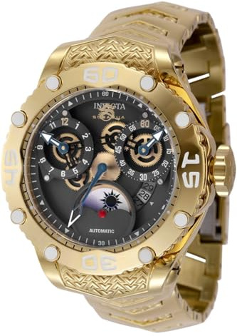 Invicta Subaqua - Noma VIII 47569 Herren Uhr - Wasserdicht - Analog - Automatikuhr - Edelstahl mit grauen zifferblat - 48mm