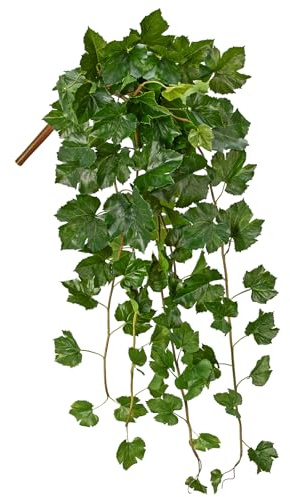 Briful 35.4 Artificial Hanging Plants Outdoor - UV Resistant Fake Trailing Grape Vines for Hanging Baskets, Balcony, Fence Decor, Decorative Fake Trailing Plants Indoor Outdoor