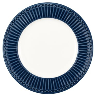 GreenGate Alice Frühstücksteller klein Dark Blue 17,5cm