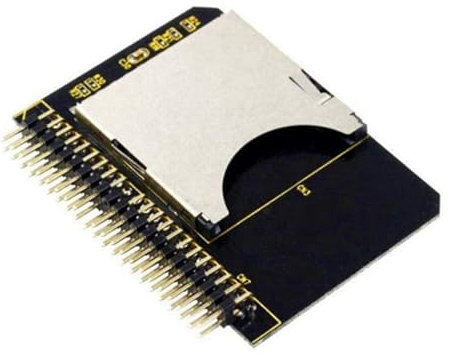 Adaptador macho de 2.5 pulgadas y 44 pines para discos duros de laptop, compatible con múltiples tarjetas de memoria, no requiere tarjeta de controlador a adaptador IDE