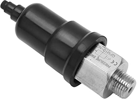 Garosa Druckschalter, Einstellbarer Pneumatischer Membranregler für Druckluft und Wasser, Schutzart IP54, Druckbereich 0,1 Bis 1 MPa