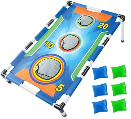 Wurfspiel Sitzsack-Set – Cornhole Party Supplies Spaß Indoor Outdoor Spielen | Camping Familienaktivitäten Hinterhof Picknick Party Interaktives Set Kinder Gruppe Unterhaltung Casual Freizeit
