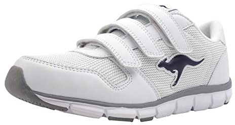 KangaROOS Damen K-bluerun 701 B Sneaker, White Dark Navy 0042, 39 EU
