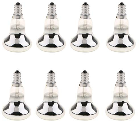 Tubayia 40W R50 Reflektorlampe Lavalampen E14 Glühbirne für Zuhause, Büro, Bar, Hotel usw (8 Stück)