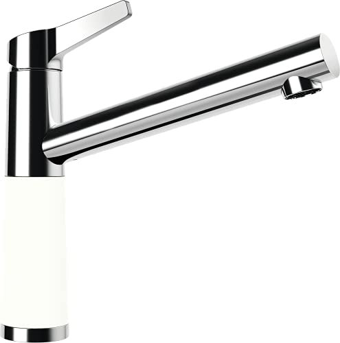 SCHOCK Küchenarmatur SC-510 Day – Niederdruck Armatur CRISTADUR mit Festauslauf und Standard Norm-Anschlüssen