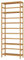 FOREHILL Badregal mit 6 Ablagen Küchenregal stehend Standregal Badezimmerregal schmal Bambusregal verstellbare Regalhöhe 161x60x26 cm Natur