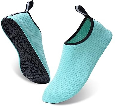 Milaloko Chaussures d'eau Plage Surf Plongée en Apnée Natation Pieds Nus Vitesse Chaussettes en Cuir Sec Hommes Femmes