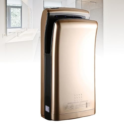 Asciugamani Automatico Commerciale, Asciugamani Automatico Ad Alta Velocità, Asciugamani Elettrico Verticale A Induzione Da 1800 W, 5-7 Secondi Per Asciugare, Motore Brushless, Doppia Commutazione D