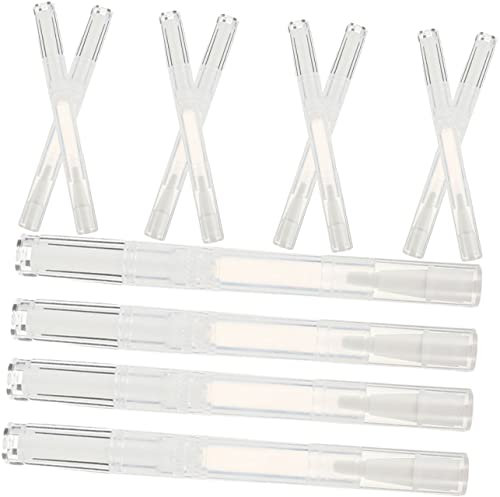 Beaupretty 12pezzi Penne Vuote Trasparenti Per Unghie Ricaricabili Per Cosmetici e Oli Nutrienti Tubetti Multiuso Per Viaggi e Bellezza