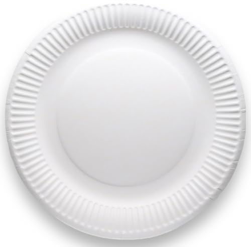 PACKEO 150 Pappteller Weiß Rund 26 Cm Ø Einweg Teller Pizza Torte Kuchen