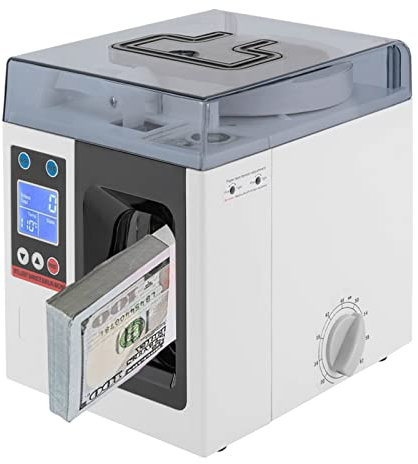 Accessoires de bureau, classeur automatique pour billets, billets de banque avec écran LCD pour magasins et secteurs financiers, poubelle