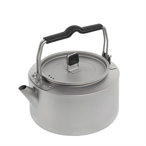 Descubra la vajilla perfecta for exteriores for picnics y viajes: duradera, liviana y resistente al óxido, suministros for campamento(1000ML kettle)