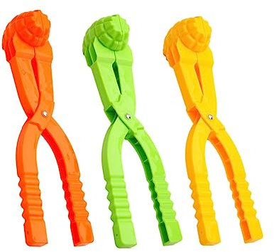 Vaguelly 3st Schneeballschlacht-Tool Schneeball-Clip Winterschneespielzeug Für Kinder Tool Zum Erstellen Von Schneeballschlachten Schneeente Schneeaktivitäten Für Kleinkinder Schneeballform