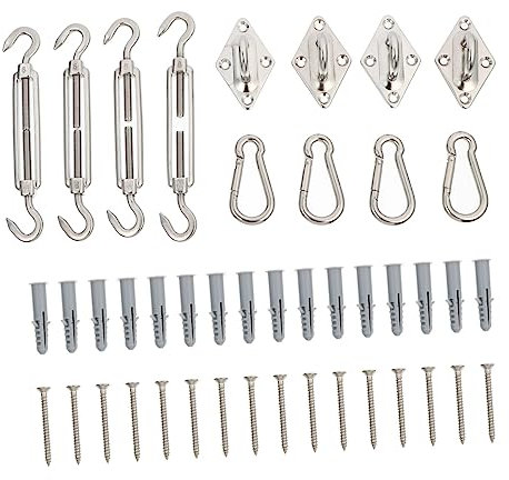 BESPORTBLE Montaggio per Ombrellone in Inossidabile di Fissaggio per Parasole Accessori per da Sole Fibbia Strumenti di Montaggio per Tende da Campeggio