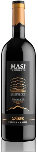 MASI | Tupungato CORBEC 2020 | Vino Rosso di Argentina BIO | 750 ml | Appassimento Expertise | 1 bottiglia