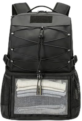 Rhemex Herren Rucksack 40L Wasserabweisend für Business, Reisenmit 15 Zoll Laptopfach & Schuhfach