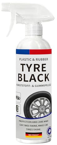 Spray abrillantador de ruedas - Resistente al agua de secado rápido, protector de brillo de neumáticos, acabado no pegajoso para llantas de vehículos, producto de limpieza de detalles aut