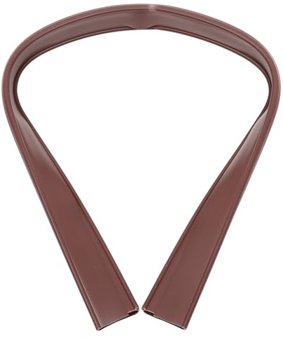 Yardenfun Brown 96cm Door Bottom Soundproofing Strip Flat Base, Under Door Gap Filler and Windproof Seal Draft Stopper for Home and Bedroom Noise Blocking