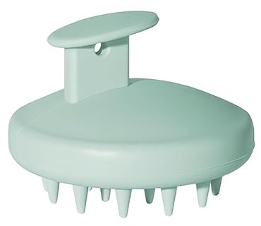 LifgWas Brosse Massage Cuir Chevelu Silicone Scalp Brush Exfoliante Cuero Cabelludo Pour Cheveux Secs et Mouillés Stimulation Croissance Cheveux Vert Scalp Massager