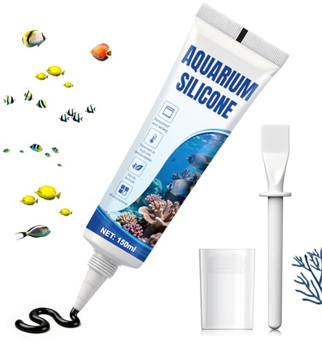Aquarium Silicone, Aquarium Sealant, 150 ml, Waterproof Durable Seal