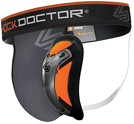 Shock Doctor Ultra Supporter avec Coquille Carbon Flex Slip Homme, Blanc, M