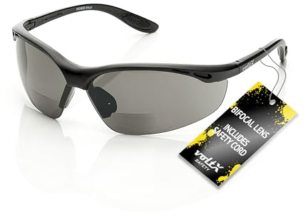 voltX 'CONSTRUCTOR BIFOCALA lässkyddsglasögon med CE-certifierad EN166F (SCURI)