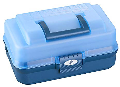 Plastica Panaro 143 blau, Angelkoffer Unisex Erwachsene, 336 x 198 x 165 mm