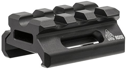UTG Leapers MT-RSX5S Inc Support de Montage Picatinny Super Fin, Hauteur 1,27 cm, 3 emplacements, Noir