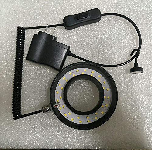Luz de husillo de máquina de fresado de 50 mm LED impermeable lámpara de trabajo anillo de luz fuente vertical sin sombra LED luz de trabajo magnética