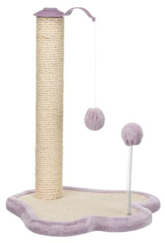 TRIXIE Junior Kratzpfote mit Stamm, 50 cm, Natur/Flieder