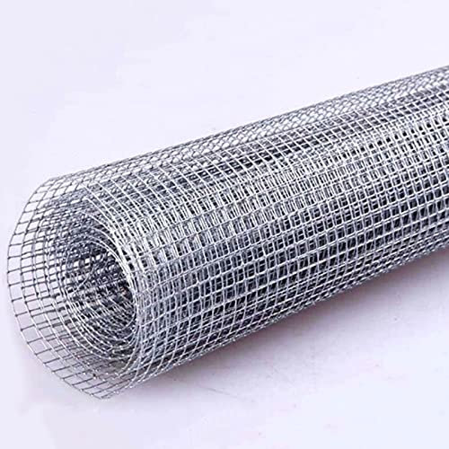 Bderkz 39 Zoll × 60 Fuß Hardware-Tuch Feuerverzinkt Geschweißt Eisengeschweißter Draht Gartenzaun Perfekt für Hof und Kunsthandwerk (Color : 1.2inch 48inx60ft)